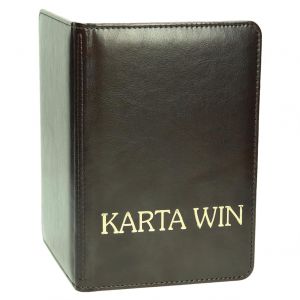  Karta win 10 sztuk okładek 1086 - zlocony_napis__karta_win__na_oprawie_a5_karty_win_1086_1.jpg